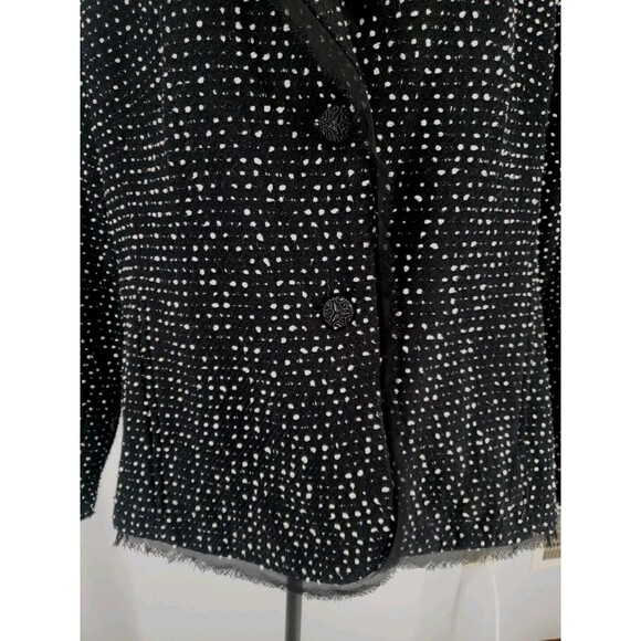 Sag Harbor Sz 18W | Black Blazer Coat Jacket Academia Office Career Chic Staple - Picture 3 of 7